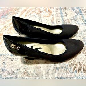 Anne Klein Wisher Wedge multifabric shoe